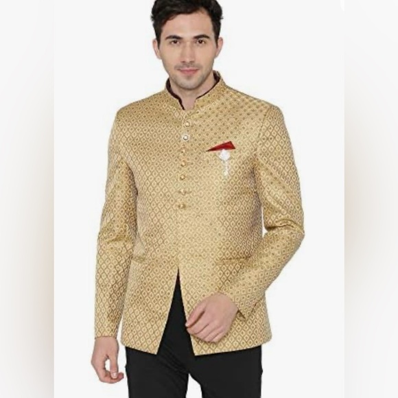 Wintage Other - Wintage Gold Formal Mens Jacket Size 44 NWT